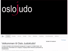 Tablet Screenshot of oslojudoklubb.no